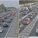 Kilometarske kolone na A1 u oba smjera: Nesreća prema moru, na terenu policija i hitna