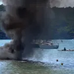 VIDEO / Drama kod Kraljevice: Planula brodica, požar se proširio na druge