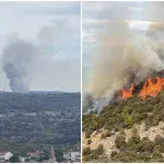 FOTO, VIDEO / Gusti crni dim ponovno nad Bračem, na požarištu više od 200 vatrogasaca