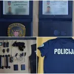 FOTO / Lažni policajac dvaput projurio kroz crveno s rotirkama: U autu imao arsenal policijske "opreme"