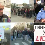 (BLOG) Hrka i Jaćimovići u štrajku glađu, novosadski srednjoškolci pružaju podršku kod zgrade Banovine