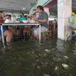 Poplavljeni restoran na Tajlandu postao senzacija: Gosti jedu okruženi ribama