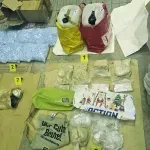 Policija u šleperu na Horgošu našla veću količinu droge: Amfetaminsko ulje, heroin, MDMA... (FOTO)