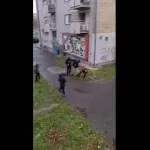 Protest ispred policijske stanice u Subotici zbog brutalnog prebijanja muškarca