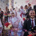 Venčanje za 54 para u ruševinama u Gazi (FOTO)