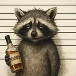 Skaj njuz: Rakun iz prodavnice alkoholnih pića osumnjičen i za druge "provale"