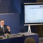 Vučićevo godišnje obraćanje: Brojao "nelegalna okupljanja", optužio NVO i opoziciju zbog sistema za prepoznavanje lica