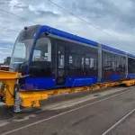 First of 25 trams purchased from Turkish Bozankaya arrive in Belgrade