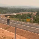 Kamion se zapalio na auto-putu: Saobraćaj preusmeren