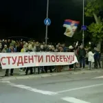 Kragujevčani podržali studente, pristalice SNS-a došle nakon završetka skupa