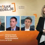 "Utisak nedelje": Gosti - Zdravko Ponoš, Miloš Jovanović i Dušan Milenković