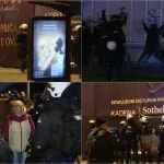 (VIDEO) Nakon protesta kod Ušća, policija krenula "u lov": Privodila po sporednim ulicama, novinare držala u obruču