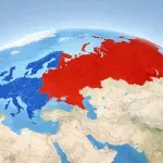 Koliko je Rusija veća od Evrope?