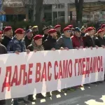 U Kraljevu protest podrške veteranima osumnjičenim za planiranje rušenja ustavnog poretka