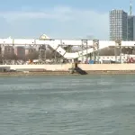 Početak postavljanja šipova za novi savski most - delimično se zatvara međunarodni plovni put