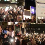 Skup podrške N1: Građani i novinari se okupili ispred zgrade televizije