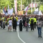 Studenti pozvali na protest zbog bilborda na Palati Albanija: "Šta je važnije - politička promocija ili bele čiope"