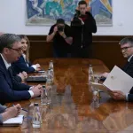 Vučić sa Bocan Harčenkom: Za Srbiju od ključnog značaja stabilno snabdevanje energentima, pre svega gasom