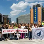 Srpska dijaspora na više kontinenata održala skupove podrške studentima, u Briselu bili i poslanici Evropskog parlamenta