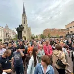 "Boškić" iz serije Državni posao na protestu đaka Jovine gimnazije: Nadam se da ćemo u septembru neke i da otpratimo iz škole