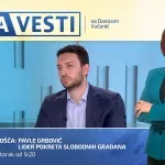Pavle Grbović gost "Iza vesti" u utorak