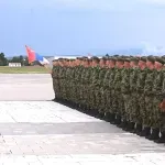 Serbian forces honor fallen soldier during peacekeeping rotation ceremony