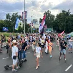 Protest zborova Zemuna i Novog Beograda na Ušću zbog izgradnje akvarijuma