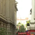 Požar u zgradi Železnice Srbije