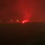 (VIDEO) Požar na tvrđavi u Nišu nakon bakljade pristalica SNS-a