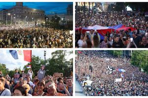 Sixth Serbia Against Violence protest held in Belgrade