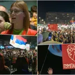Red carpet, fireworks, applause: Students welcomed in towns on their way to Nis rally