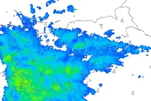 Padavine že dosegle Slovenijo: na radarski sliki spremljajte, kako se premikajo