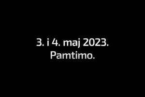 V Srbiji zatemnili ekrane: “3. in 4. maj 2023. V spomin”