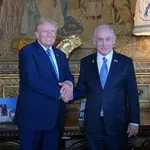 Trump ob sprejmu Netanjahuja: Če zmagamo, bo enostavno