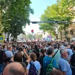 Dveri: Veličanstven Vidovdanski skup, Vučićev režim izazvao sukobe