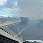 Σοβαρό τροχαίο στον Ε65 μετά από φωτιά σε χωράφι – Συγκρούστηκαν δύο οχήματα, ντεραπάρισε SUV