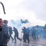 Λ. Τριανταφυλλάκης (πρόεδρος κτηνοτρόφων Ηρακλείου) στον Alpha Radio 98,9: «Προηγήθηκε επίθεση της αστυνομίας με πλαστικές σφαίρες»