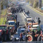 Έκλεισε τμήμα της Ε.Ο. Θεσσαλονίκης – Νέων Μουδανιών λόγω αγροτικών κινητοποιήσεων