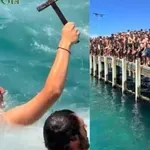 Μελβούρνη: Πλήθος ομογενών γιόρτασε τα Θεοφάνεια: 18χρονος από τη Ρόδο έπιασε τον Σταυρό (Βίντεο)