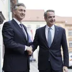 Συνάντηση Κ. Μητσοτάκη με τον πρωθυπουργό της Κροατίας Αν. Πλένκοβιτς