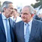 Σαμαράς και Καραμανλής στην Καλαμάτα για την Υπαπαντή