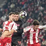 Champions League: Ο Ολυμπιακός λύγισε απέναντι στη Μπάγερ Λεβερκούζεν (0-2)
