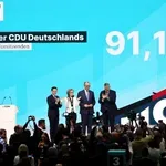 Άνετη επανεκλογή για τον Φρίντριχ Μερτς στο CDU: Το 91% των συνέδρων και το τεχνικό φιάσκο