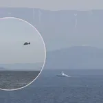 Βίντεο από τις έρευνες στο σημείο της τραγωδίας στη Χίο – Ελικόπτερα «χτενίζουν» την περιοχή