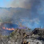 Φωτιά στην περιοχή Μαυράτα της Κεφαλλονιάς – Επιχειρούν και εναέρια μέσα