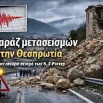Μπαράζ μετασεισμών στην Θεσπρωτία: Έπεσαν βράχοι στην Εγνατία Οδό από τον σεισμό των 5,3 Ρίχτερ – Οι εκτιμήσεις των σεισμολόγων
