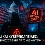 AI και κυβερνοαπειλές: Συναγερμός στις ΗΠΑ για το νέο μοντέλο “Mythos” – Έκτακτη σύσκεψη με τράπεζες