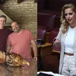 «Εσύ έφαγες σπανακόρυζο;» – Η Ραλλία Χρηστίδου προκάλεσε αντιδράσεις με την επίθεσή της στον Μπακογιάννη για τη φωτογραφία με τον οβελία