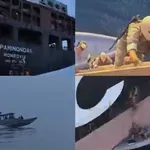 Βίντεο με την έφοδο των Φρουρών της Επανάστασης στο ελληνόκτητο πλοίο «Epaminondas»