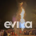 Έκαψαν και φέτος τον Ιούδα στην Εύβοια (Βίντεο)